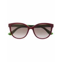 Gucci Eyewear Óculos de sol redondo GG0703SK - Vermelho