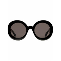 Gucci Eyewear Óculos de sol redondo oversized - Preto
