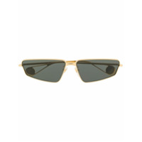Gucci Eyewear Óculos de sol retangular - Dourado