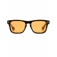 Gucci Eyewear Óculos de sol retangular - Marrom