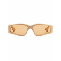 Gucci Eyewear Óculos de sol retangular - Neutro