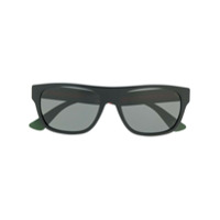 Gucci Eyewear Óculos de sol retangular - Preto