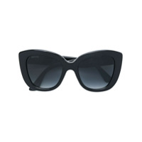 Gucci Eyewear oversized cat-eye sunglasses - Preto