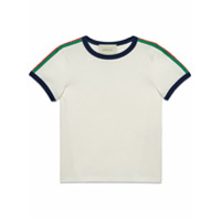 Gucci Kids Children's T-shirt with Kingsnake - Branco