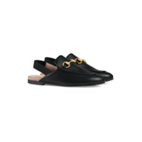 Gucci Kids Slipper com tira posterior - Preto