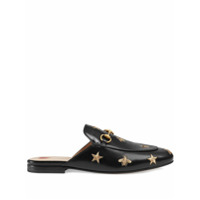 Gucci Slipper Princetown com bordado - Preto