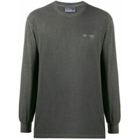 Han Kjøbenhavn Camiseta com efeito vintage - Cinza