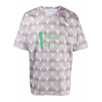 Han Kjøbenhavn Camiseta com estampa gráfica - Cinza