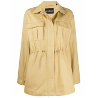 Han Kjøbenhavn Casaco com ajuste por cordão - Marrom