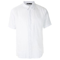 Handred Camisa mangas curtas de linho - Branco