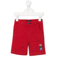 Harmont & Blaine Junior Bermuda chino bordada - Vermelho