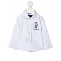 Harmont & Blaine Junior Camisa com logo bordado - Branco