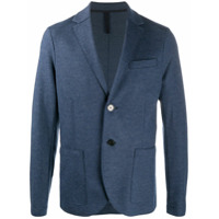 Harris Wharf London Blazer slim com abotoamento simples - Azul