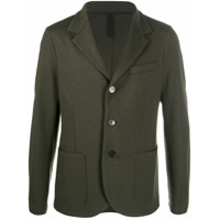 Harris Wharf London Blazer slim com abotoamento simples - Verde