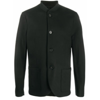 Harris Wharf London Jaqueta gola padre de lã - Preto