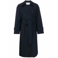 Harris Wharf London Trench coat oversized com abotoamento duplo - Azul