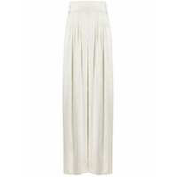 Hebe Studio Saia cintura alta com listras - Neutro