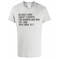 Helmut Lang Camiseta ampla de algodão - Cinza