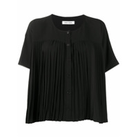 Henrik Vibskov Blusa com pregas e abotoamento - Preto