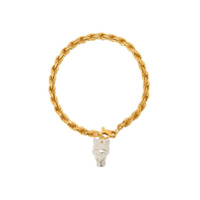 Hermina Athens Pulseira Tyche banhada a ouro - Dourado