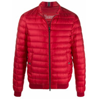 Herno high-neck quilted down jacket - Vermelho