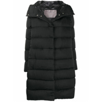 Herno Jaqueta matelassê com abotoamento frontal - Preto