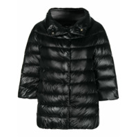 Herno Jaqueta matelassê com mangas 3/4 - Preto