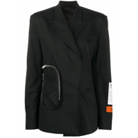 Heron Preston Blazer de alfaiataria com transpasse frontal - Preto