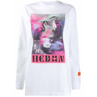 Heron Preston Blusa com estampa gráfica de logo - Branco