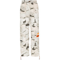 Heron Preston Calça esportiva com estampa camuflada - Laranja