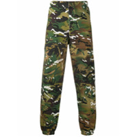 Heron Preston Calça esportiva com estampa camuflada - Verde