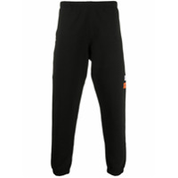 Heron Preston Calça esportiva com patch de logo - Preto
