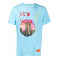 Heron Preston Camiseta com bordado New York - Azul