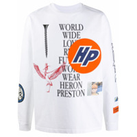 Heron Preston Camiseta com estampa de logo - Branco