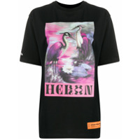 Heron Preston Camiseta com estampa de pássaro - Preto