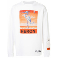Heron Preston Camiseta com estampa Heron - Branco