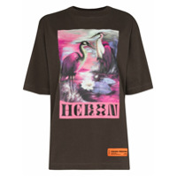 Heron Preston Camiseta com estampa Heron - Cinza