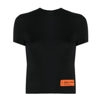 Heron Preston Camiseta com patch de logo - Preto