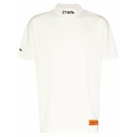 Heron Preston Camiseta de algodão com detalhe de logo - Branco