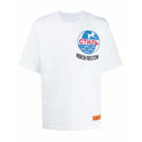 Heron Preston Camiseta de algodão com estampa gráfica - Branco
