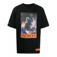 Heron Preston Camiseta de algodão com estampa gráfica - Preto