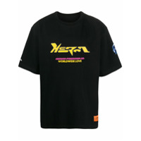 Heron Preston Camiseta oversized com estampa de logo - Preto