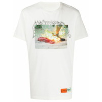 Heron Preston Camiseta x Sami Miro vintage - Branco