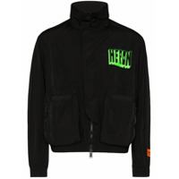 Heron Preston Jaqueta com estampa de logo - Preto