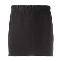 Heron Preston logo patch elasticated waist skirt - Preto