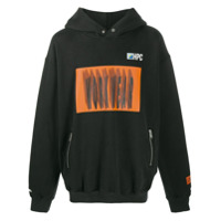 Heron Preston Moletom com capuz e estampa de logo - Preto