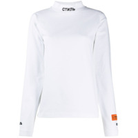 Heron Preston Moletom com estampa de logo - Branco