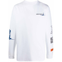 Heron Preston Moletom com logo bordado - Branco