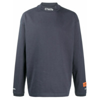 Heron Preston Moletom gola alta de algodão - Azul