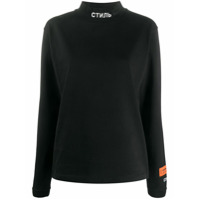 Heron Preston Moletom gola alta de algodão - Preto